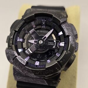 G-Shock Black and Purple Watch Adventurers Gem Collection